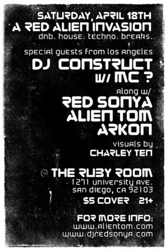 Red Alien Invasion @ The Ruby Room