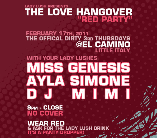 The Love Hangover “Red Party”