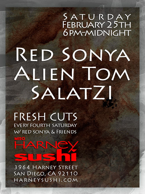 Fresh Cuts @ Miso Harney Sushi 2/25/12