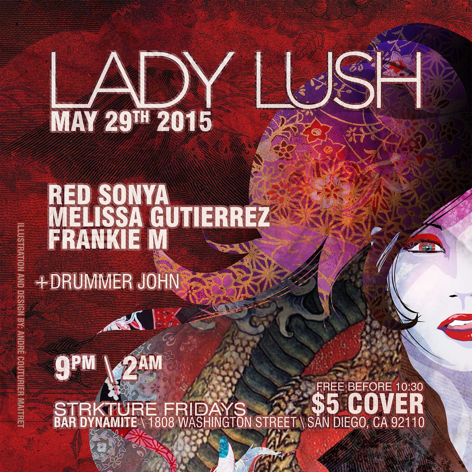 Lady Lush hosts Strkture Fridays 5/29/15