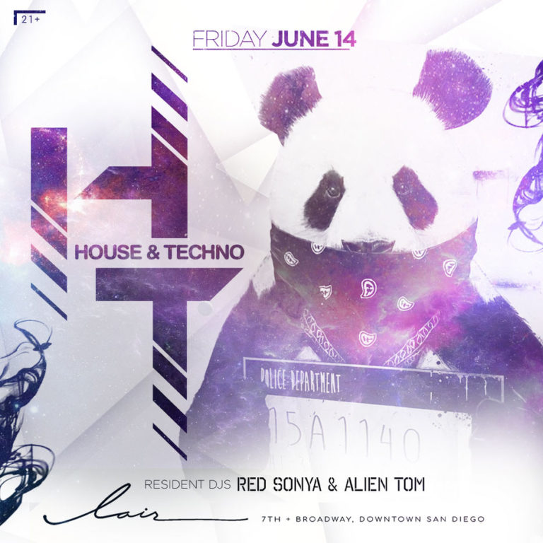 House & Techno Party at Lair Nightclub 6/14/19